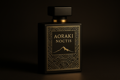 generate image parfume :

Aoraki Noctis
Tone: Deep Black & Gold

Description: Aroma misterius yang memadukan oud Timur Tengah, kayu cendana, dan sentuhan amber hangat. Hadir dengan karakter maskulin yang berwibawa namun tetap lembut di penghujung.

Philosophy: Terinspirasi dari langit malam di pegunungan Aoraki yang tenang dan penuh rahasia, mengajak pemakainya menjadi pribadi yang penuh pesona tanpa banyak bicara.

